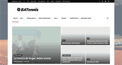 Desktop Screenshot of batennis.com